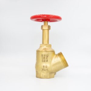 GPM 142 – Válvula Crane Médio Industrial 45º 300LBS 2.1/2” 8NPT x 7.1/2NH em Latão com Volante de 150mm