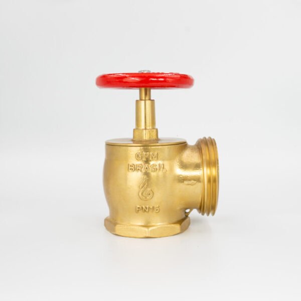 GPM 57 – Válvula Industrial Compacta 90º PN 16 2.1/2” 11BSP x 5FPP em Latão com Volante de 100mm