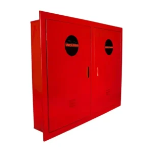 Abrigo para mangueira de incêndio duplo interno